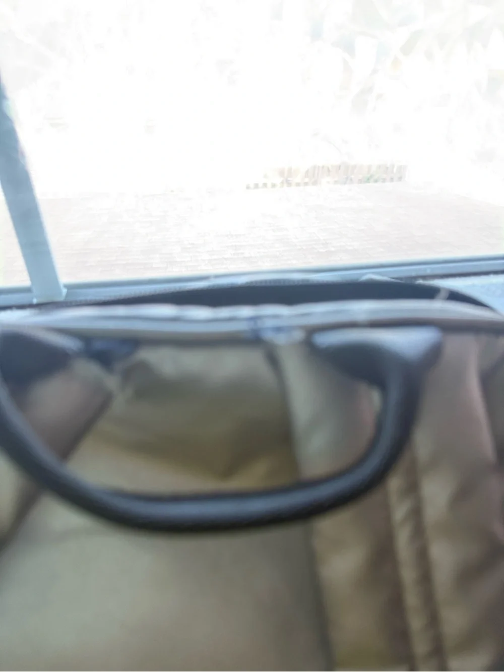 CALPAK  silver Backpack - Sleek Everyday Carry (some fray on straps)